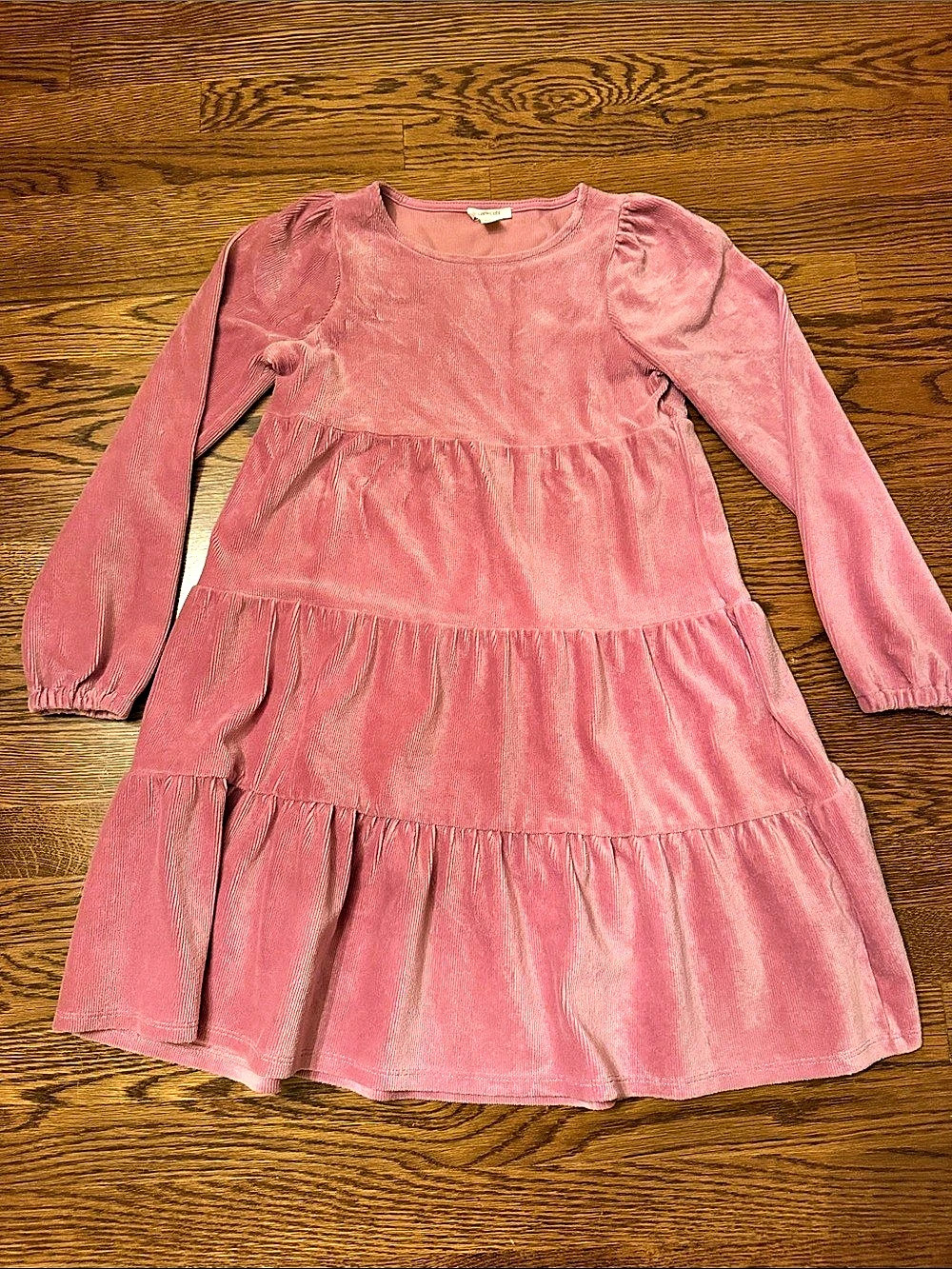 Crewcuts Girls Pink Tiered Dress